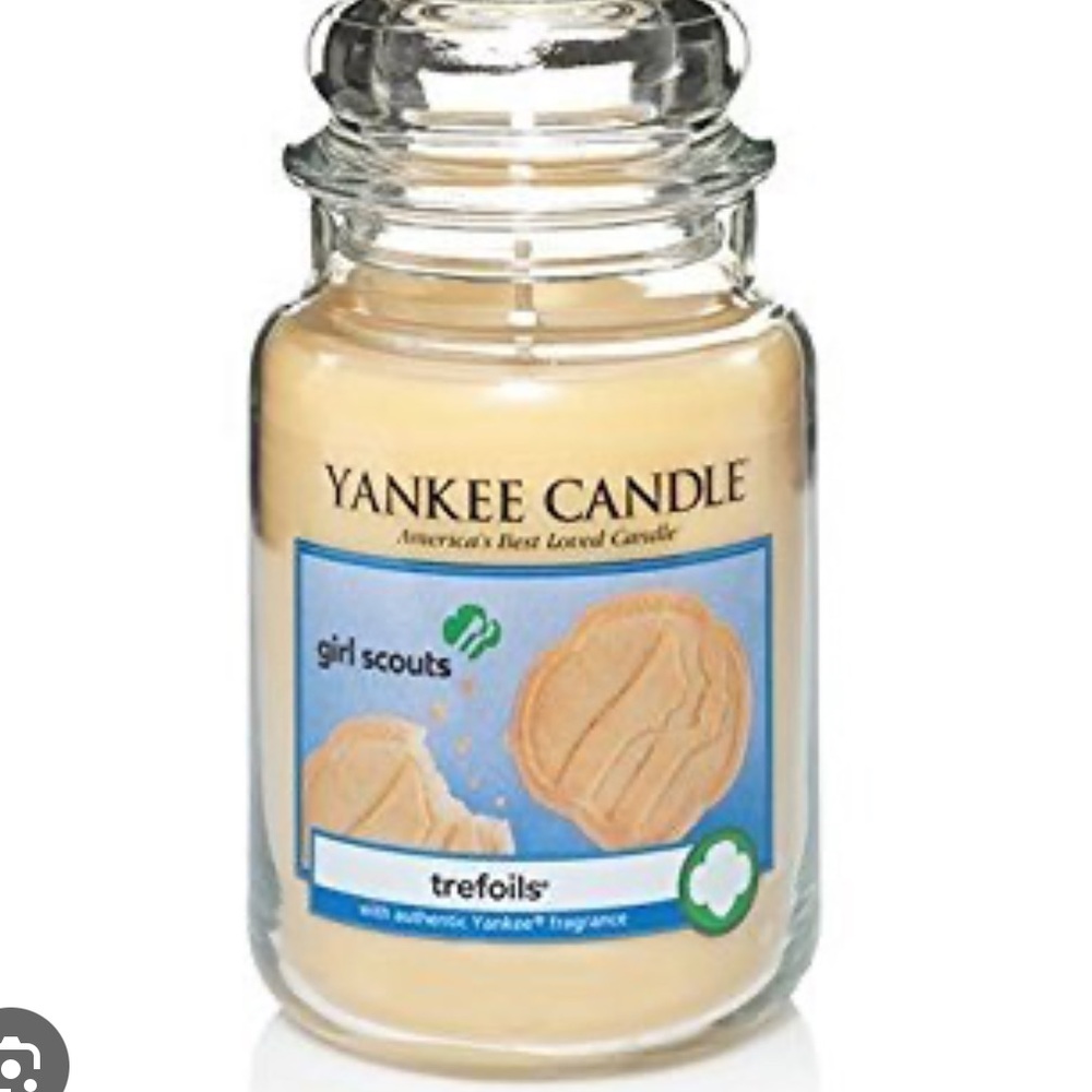 Yankee Candle Large Jar Candle 22oz -Trefoils Girl Scout Cookies